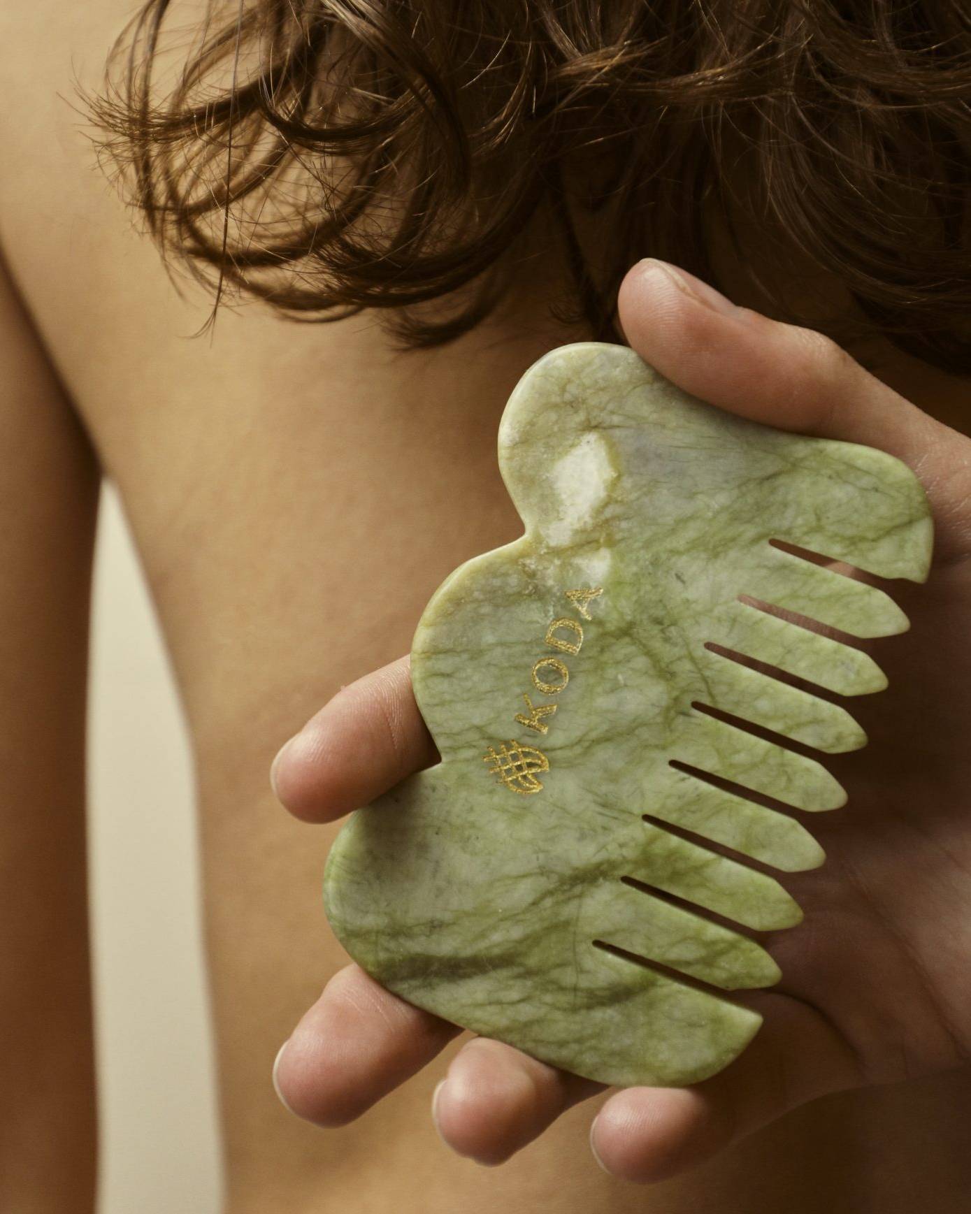Jade Gua Sha Comb